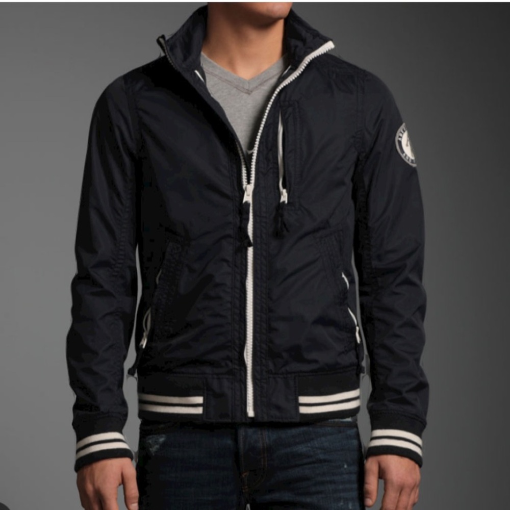 Abercrombie and Fitch Navy Saranac Lake Jacket